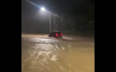 VÍDEO: Chuva forte causa transtornos e deixa ruas da Grande Natal alagadas