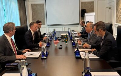 Itamaraty divulga imagem de primeira reunião técnica entre Brasil e EUA sobre tarifas