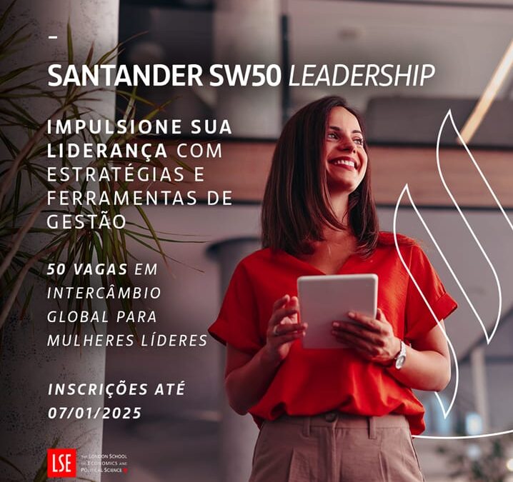 Santander oferece bolsas para lideranças femininas estudarem em Londres na nova edição do SW50